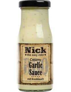 Nick BBQ Creamy Garlic Sauce mit Knoblauch