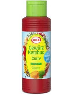 Hela Curry Gewürzketchup delikat 30 % weniger Zucker