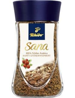 Tchibo Sana Wellness-Kaffee entkoffeiniert - 100g Instant