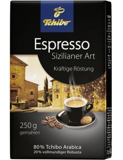 Tchibo Espresso Sizilianer Art - 250g Gemahlen