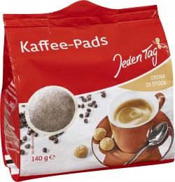 Jeden Tag Kaffee-Pads crema 20 Pads