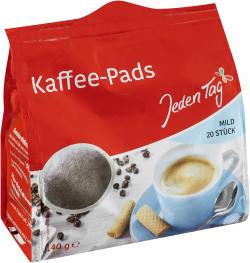 Jeden Tag Kaffee-Pads mild