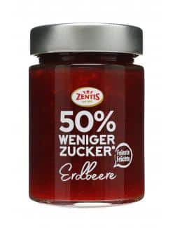 Zentis 50% weniger Zucker Erdbeere