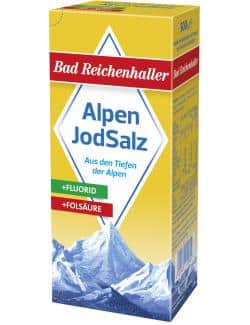Bad Reichenhaller Alpen Jodsalz mit Fluorid + Folsäure