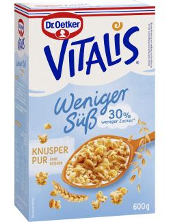 Dr. Oetker Vitalis Weniger süß Knusper Pur Müsli