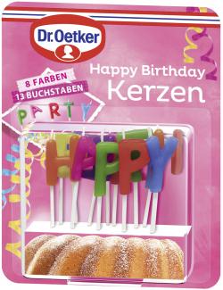 Dr. Oetker Happy Birthday Kerzen