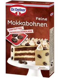 Dr. Oetker Feine Mokkabohnen Zartbitter-Mokkaschokolade