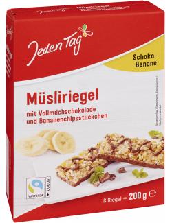 Jeden Tag Müsliriegel Schoko-Banane