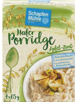 Schapfenmühle Porridge Hafermahlzeit Apfel-Zimt