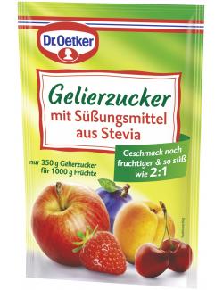 Dr. Oetker Gelierzucker mit Süßungsmittel aus Stevia