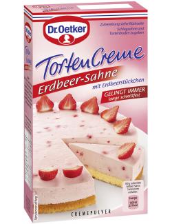 Dr. Oetker Torten Creme Erdbeer-Sahne