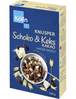 Kölln Müsli Knusper Schoko & Keks Kakao