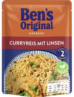 Ben's Original Express Curryreis mit Linsen