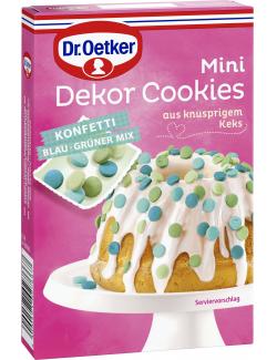 Dr. Oetker Mini Dekor Cookies Konfetti Blau-Grüner Mix