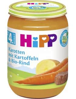 Hipp Karotten mit Kartoffeln & Bio-Rind