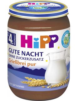 Hipp Gute Nacht Grießbrei pur