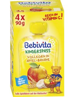 Bebivita Kinderspass Vollkorn in Apfel-Banane