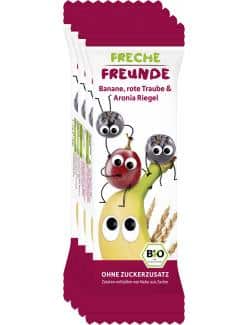 Freche Freunde Fruchtriegel Banane-Rote Traube-Aronia