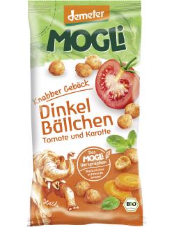 Mogli Demeter Knabbergebäck Dinkel Bällchen Tomate und Karotte