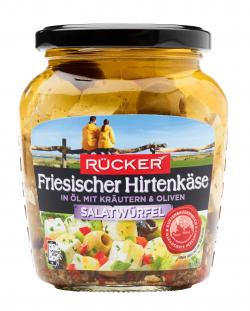 Rücker Friesischer Hirtenkäse in Öl mit Kräutern & Oliven