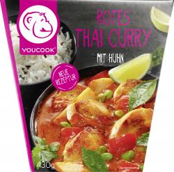 Youcook Rotes Thai Curry mit Huhn