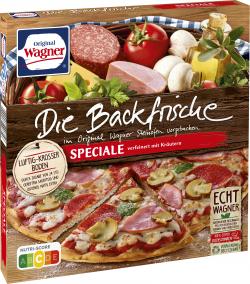 Original Wagner Die Backfrische Speciale Pizza mit Frühlingskräuter-Pesto