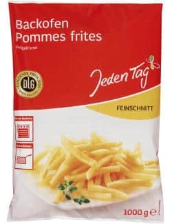 Jeden Tag Backofen Pommes Frites Feinschnitt