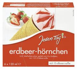 Jeden Tag Erdbeer-Hörnchen