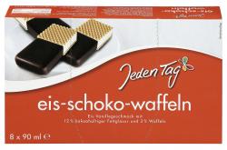 Jeden Tag Eis-Schoko-Waffeln