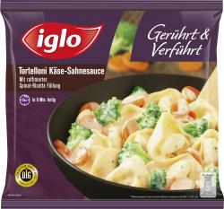 Iglo Gerührt & Verführt Tortelloni Käse-Sahnesauce