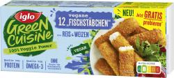 Iglo Green Cuisine vegane 'Fischstäbchen' aus Reis und Weizen