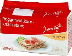 Jeden Tag Roggenvollkorn-Knäckebrot Sesam