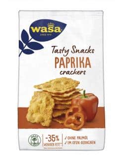 Wasa Tasty Snacks Paprika Crackers