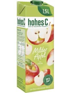 Hohes C Milder Apfel goldklar