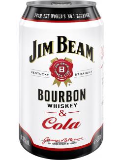 Jim Beam Bourbon Whiskey & Cola (Einweg)