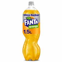 Fanta Orange ohne Zucker (Einweg)