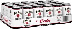 Jim Beam Bourbon Whiskey & Cola (Einweg)