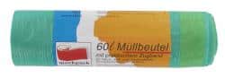 Quickpack Müllbeutel mit Zugband 60 Liter