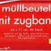 Jeden Tag Müllbeutel mit Zugband 60 Liter