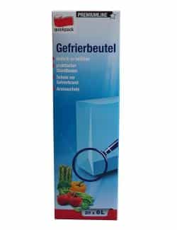 Quickpack Gefrierbeutel Premiumline mit Standboden 6 Liter