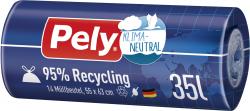 Pely Klimaneutralisierte Recycling Zugbandmüllbeutel 35 Liter