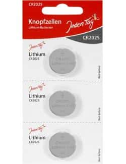 Jeden Tag Knopfzellen Lithium-Batterien CR2025