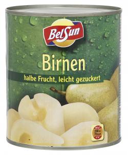 BelSun Birnen Halbe Frucht leicht gezuckert