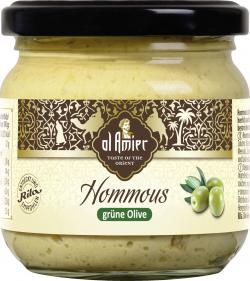 Al Amier Hommous mit grünen Oliven