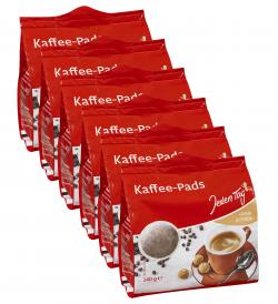 Jeden Tag Kaffee-Pads crema 6 x 20 Pads