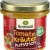Alnatura Gartengemüse Aufstrich Tomate Kräuter