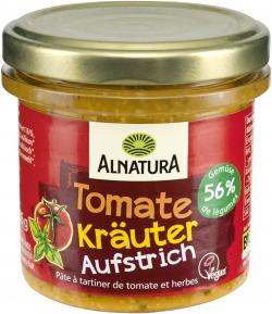 Alnatura Gartengemüse Aufstrich Tomate Kräuter