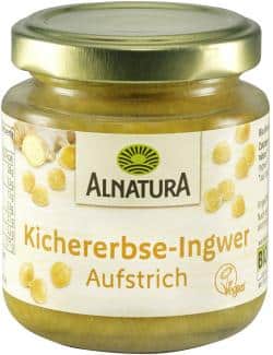 Alnatura Kichererbse mit Ingwer Brotaufstrich