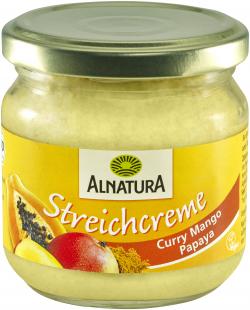 Alnatura Streichcreme Curry Mango Papaya