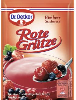 Dr. Oetker Rote Grütze Himbeer Geschmack